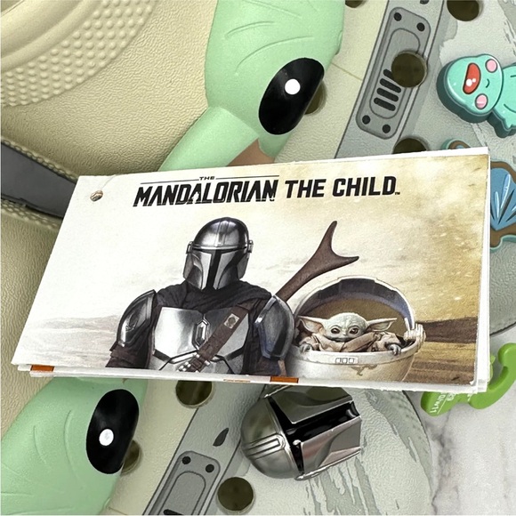 Crocs Grogu Classic Clog Shoes Mens Size 11 Star Wars Mandalorian Jibbitz Child main image 12